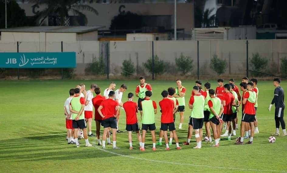 منتخبنا الوطني يكثف تدريباته قبل مواجهة فيتنام