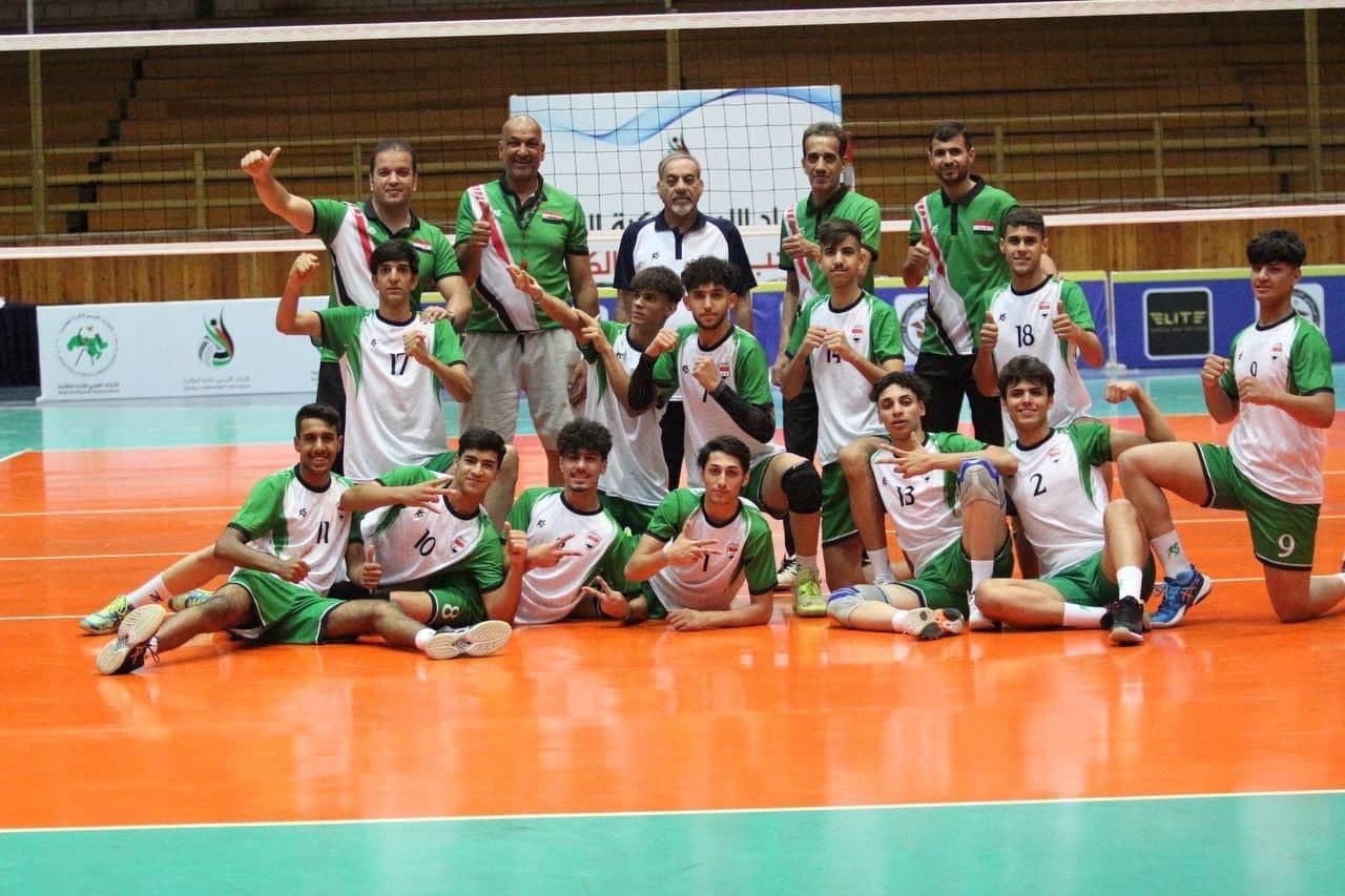 منتخب الناشئين بالكرة الطائرة يستهل مشواره في البطولة العربية بلقاء الكويت