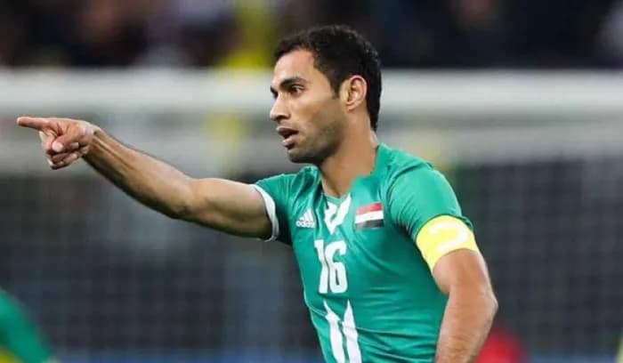 "سعد عبد الامير" قائد منتخبنا الوطني امام الاردن