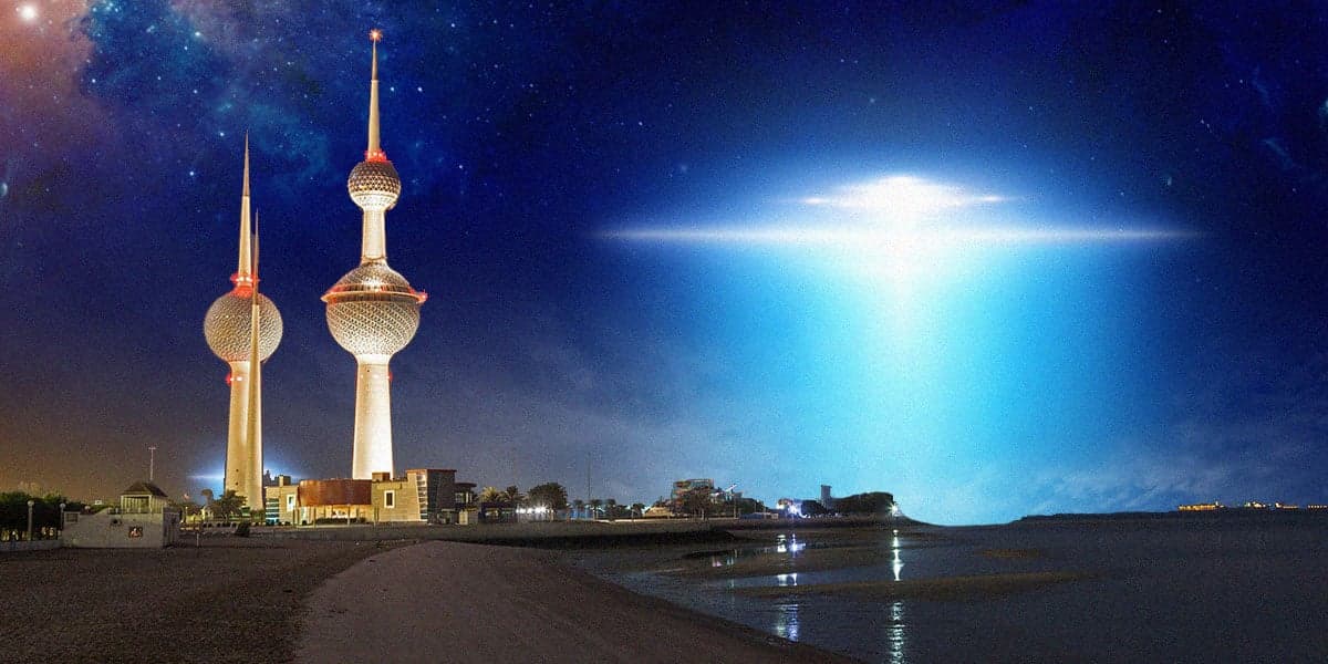 صحون طائرة على سواحل الكويت تثير الجدل