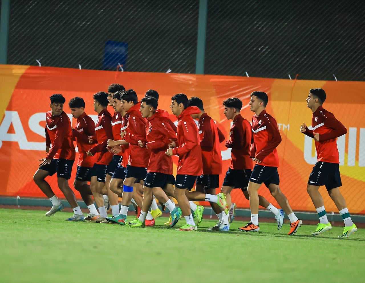 منتخب شباب العراق ينهي تدريباته تحضيراً لمباراة السعودية غداً