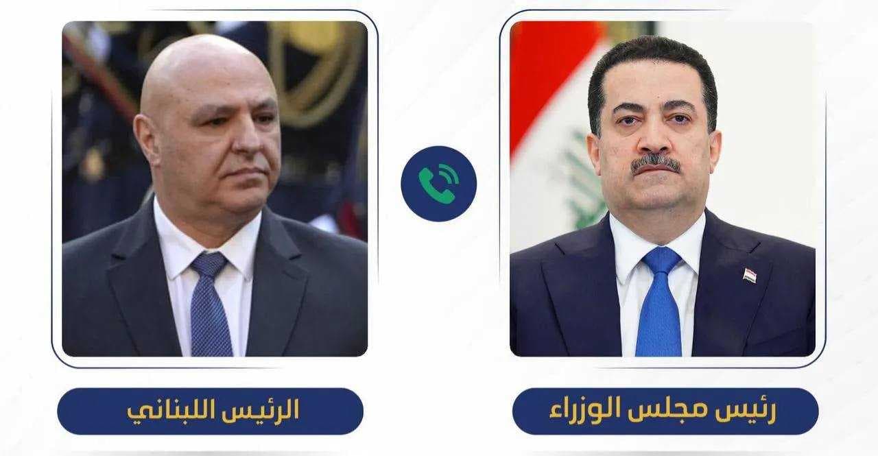 ‎بعد أزمة تصريحه عن الحشد.. عون يتصل بالسوداني: العلاقة بين العراق ولبنان متينة