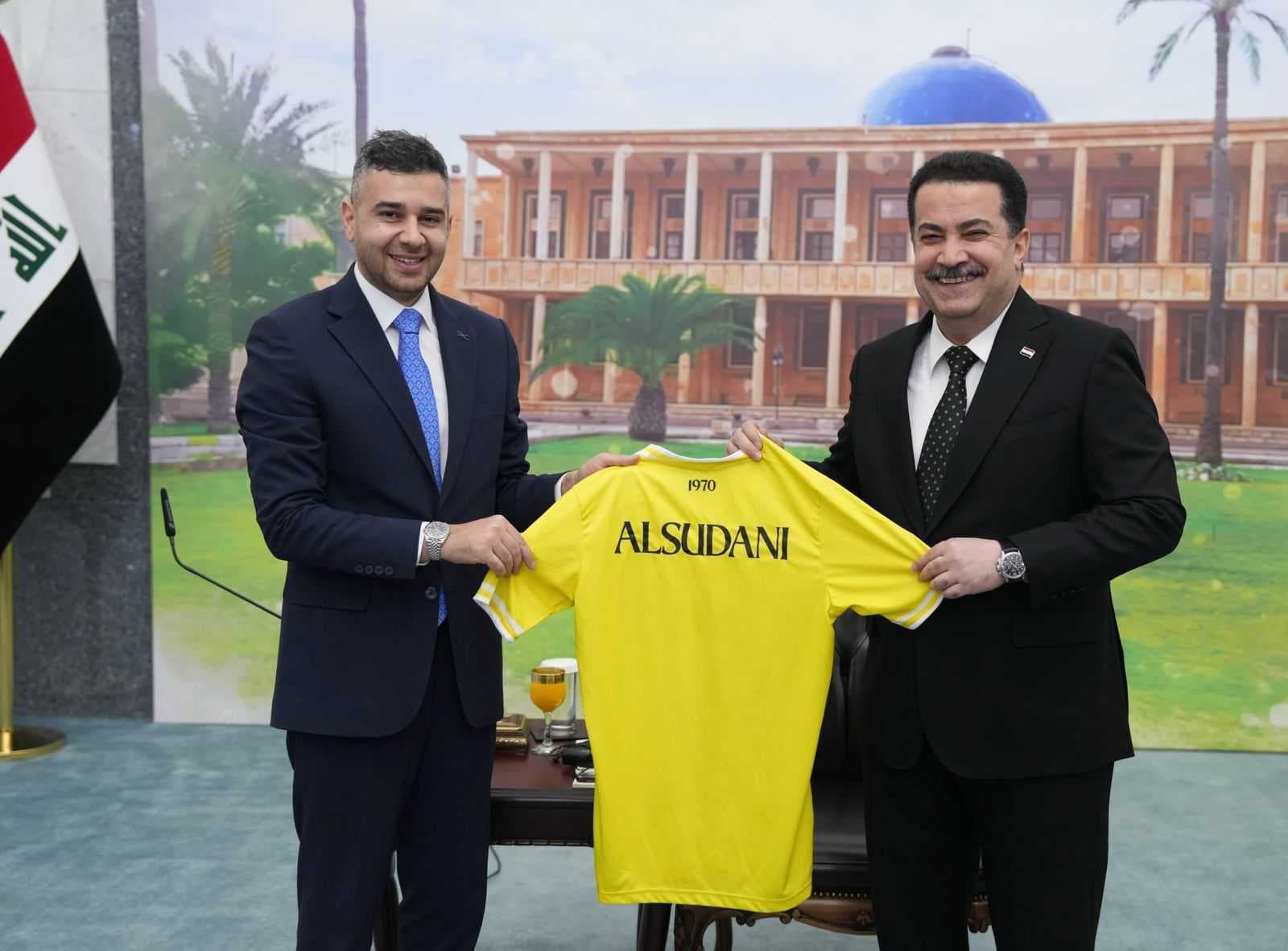 السوداني يكرم لاعبي وإدارة نادي دهوك الفائز بدوري أبطال الخليج