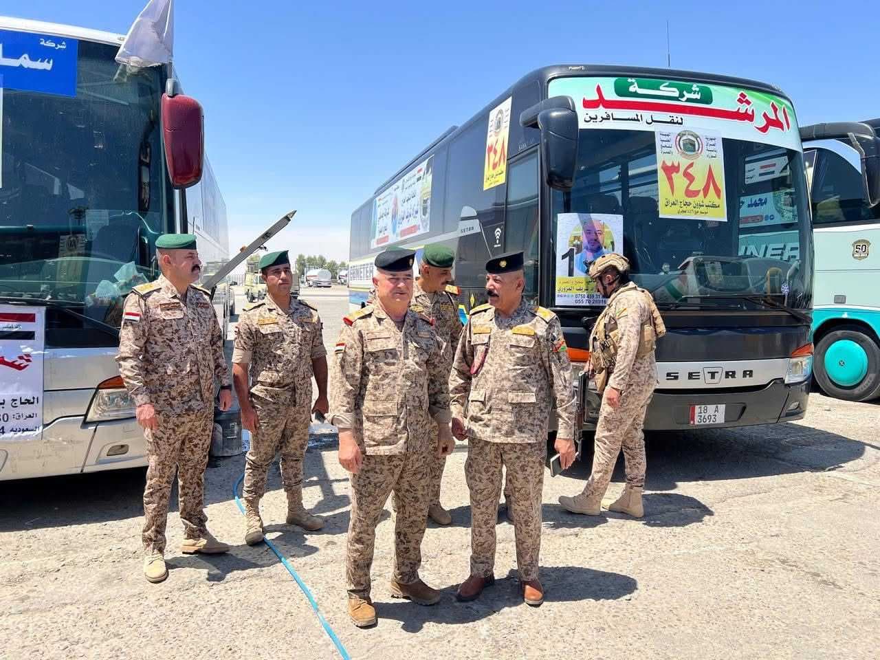 قيادة عمليات شرق صلاح الدين تواصل تفويج وحماية قوافل الحجاج