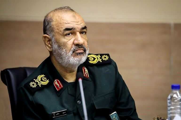التلفزيون الايراني يعلن استشهاد قائد الحرس الثوري الجنرال حسين سلامي