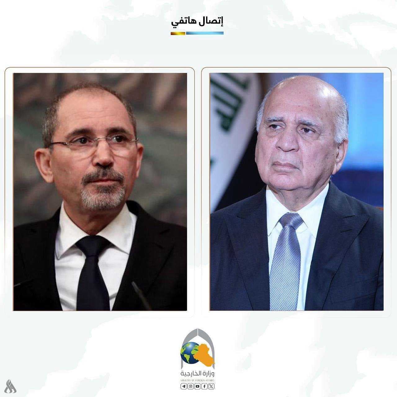 وزير الخارجية ونظيره الأردني يؤكدان رفضهما لأي تصعيد جديد بالمنطقة