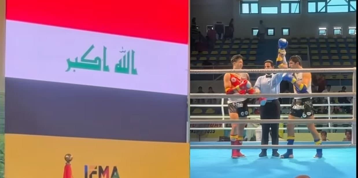 مصطفى التكريتي يتأهل لنهائي آسيا للمواي تاي
