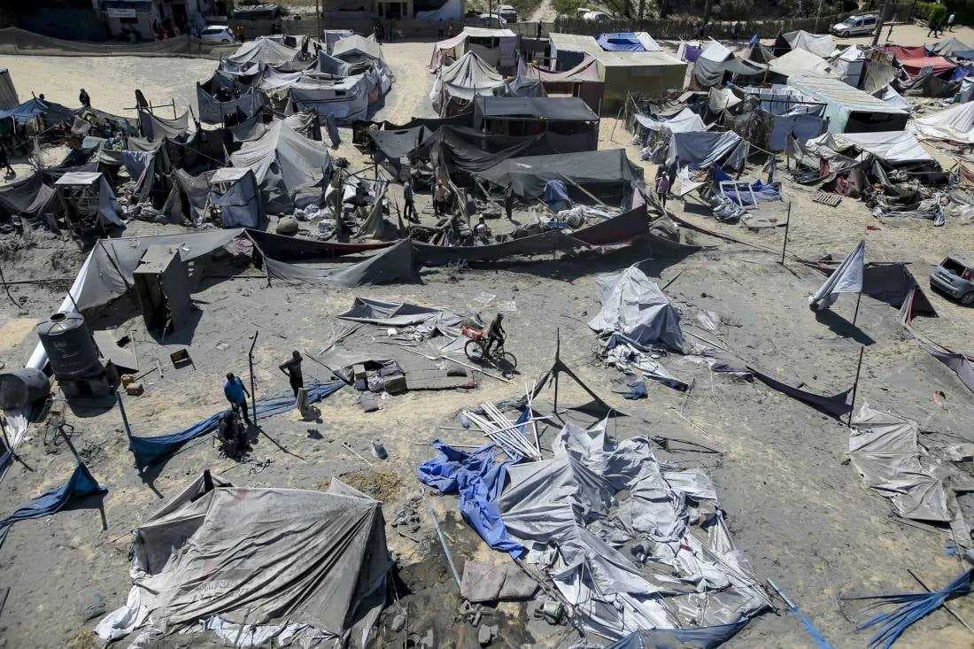 غزة.. شهيدتان بقصف صهيوني استهدف خيمة نازحين بخان يونس