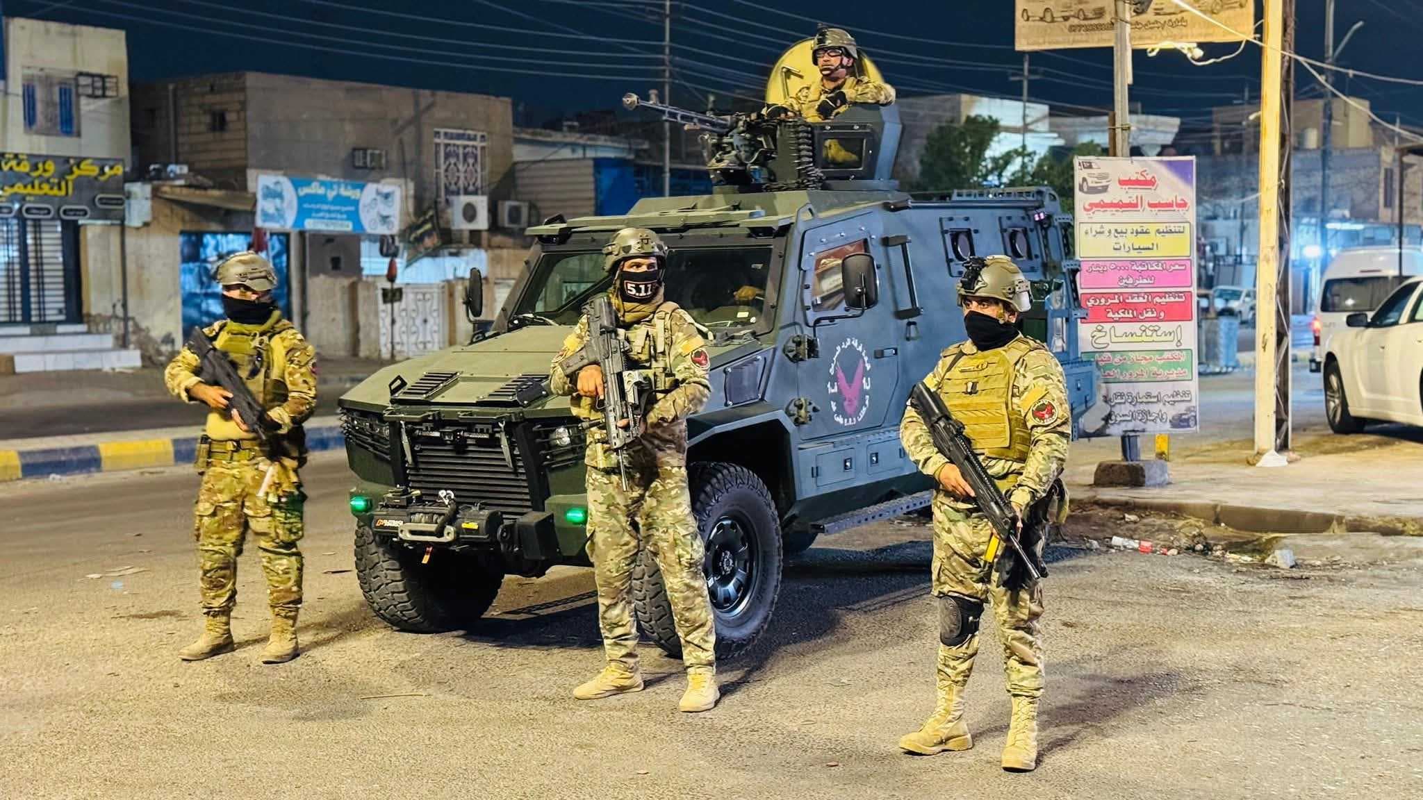 بالصور.. انتشار فرقة الرد السريع في ميسان لتعزيز الأمن وملاحقة المطلوبين