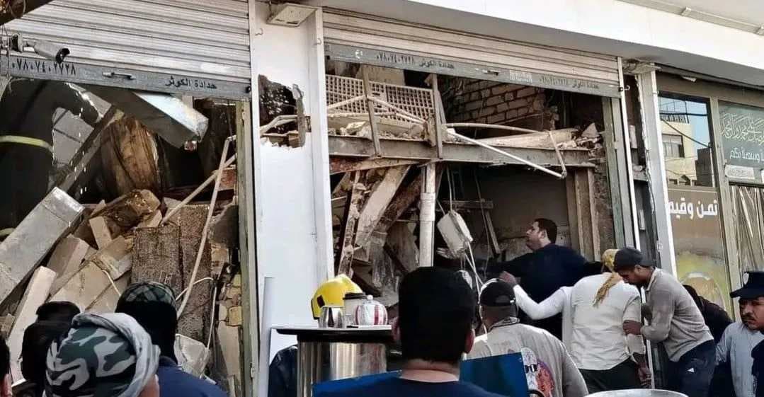 انهيار سقف مطعم في النجف الأشرف والدفاع المدني يباشر عمليات البحث والإنقاذ