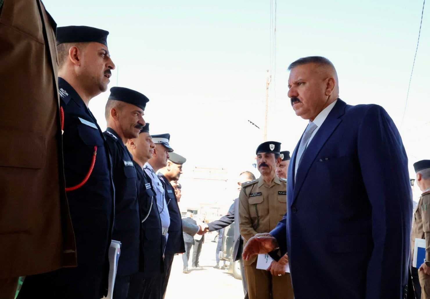 وزير الداخلية عبد الأمير الشمري يصل إلى محافظة ديالى