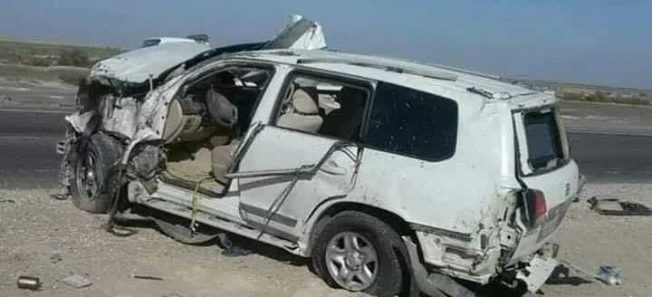 مصرع ضابط برتبة عقيد وابنته بحادث سير شرق واسط