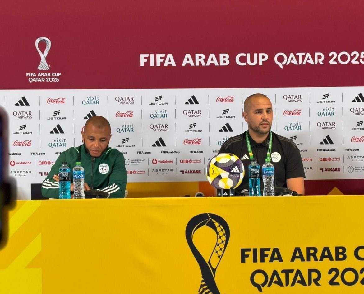 مدرب الجزائر: منتخب العراق يلعب بشجاعة وهدفنا التأهل إلى الدور المقبل