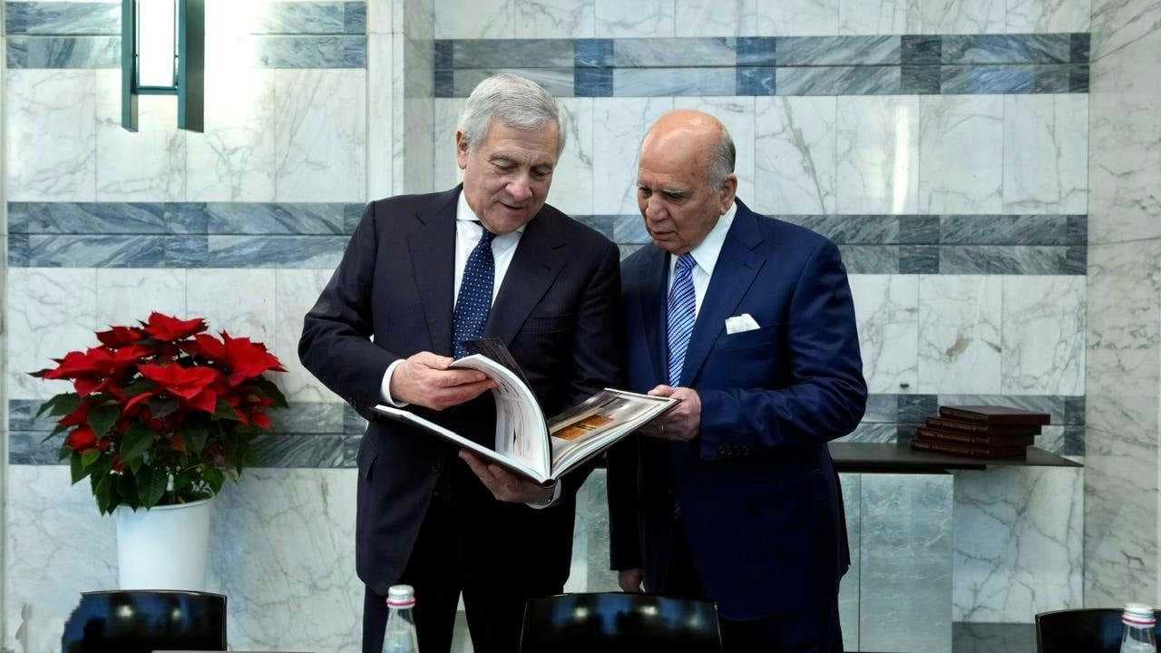تاياني: العراق شريك استراتيجي لإيطاليا وتعزيز التعاون السياسي والاقتصادي مستمر
