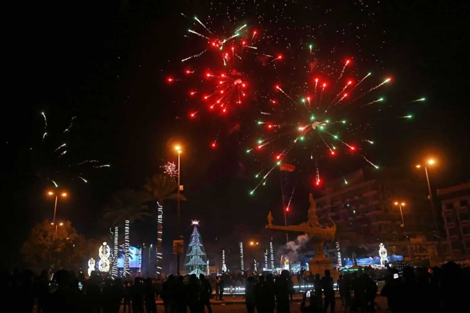 العراق يدخل العام الجديد 2026 وسط احتفالات بمختلف المدن