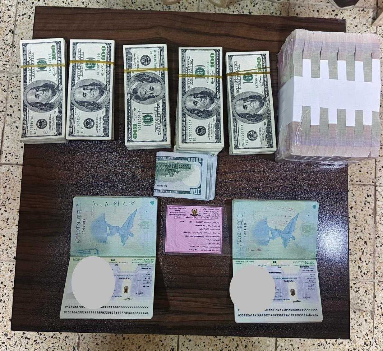 المنافذ: ضبط مبالغ معده للتهريب في منفذ طريبيل