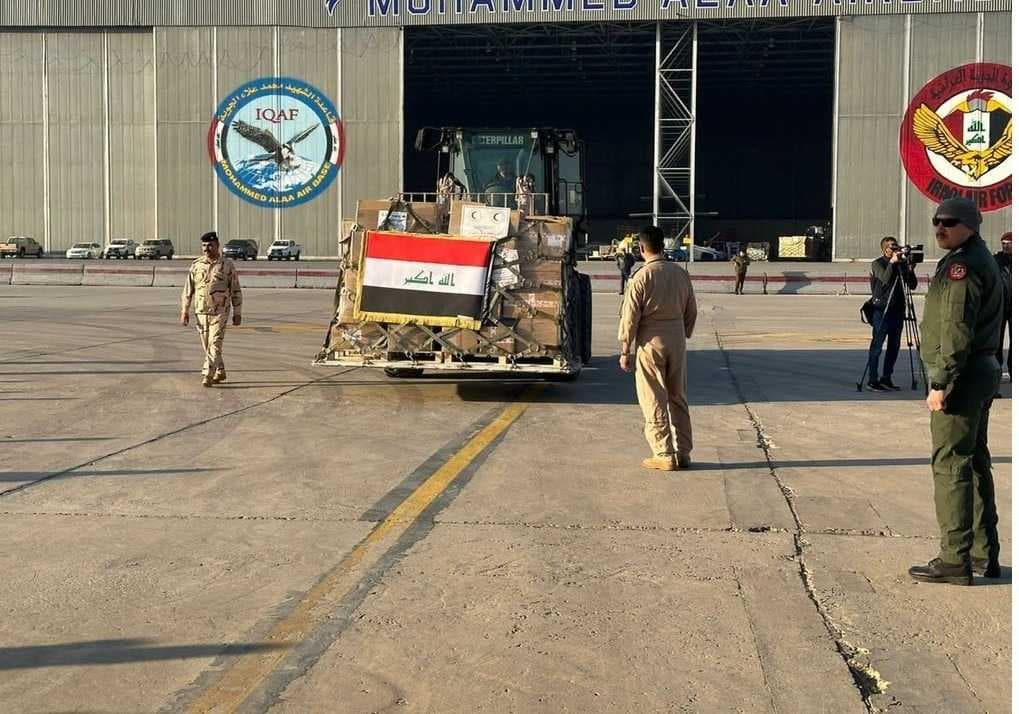 انطلاق الرحلة الثانية من المساعدات العراقية إلى غزة