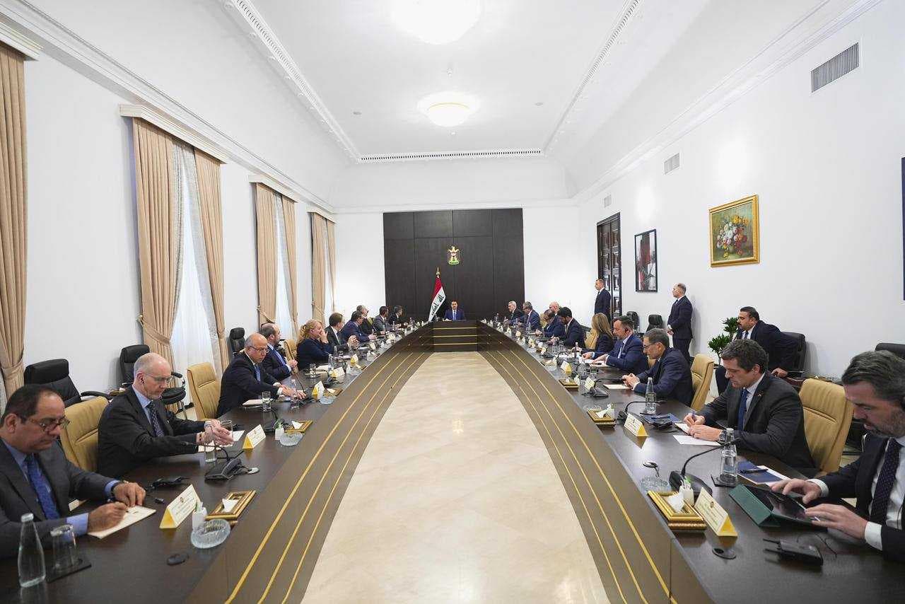 السوداني يستقبل سفراء الاتحاد الأوروبي في العراق