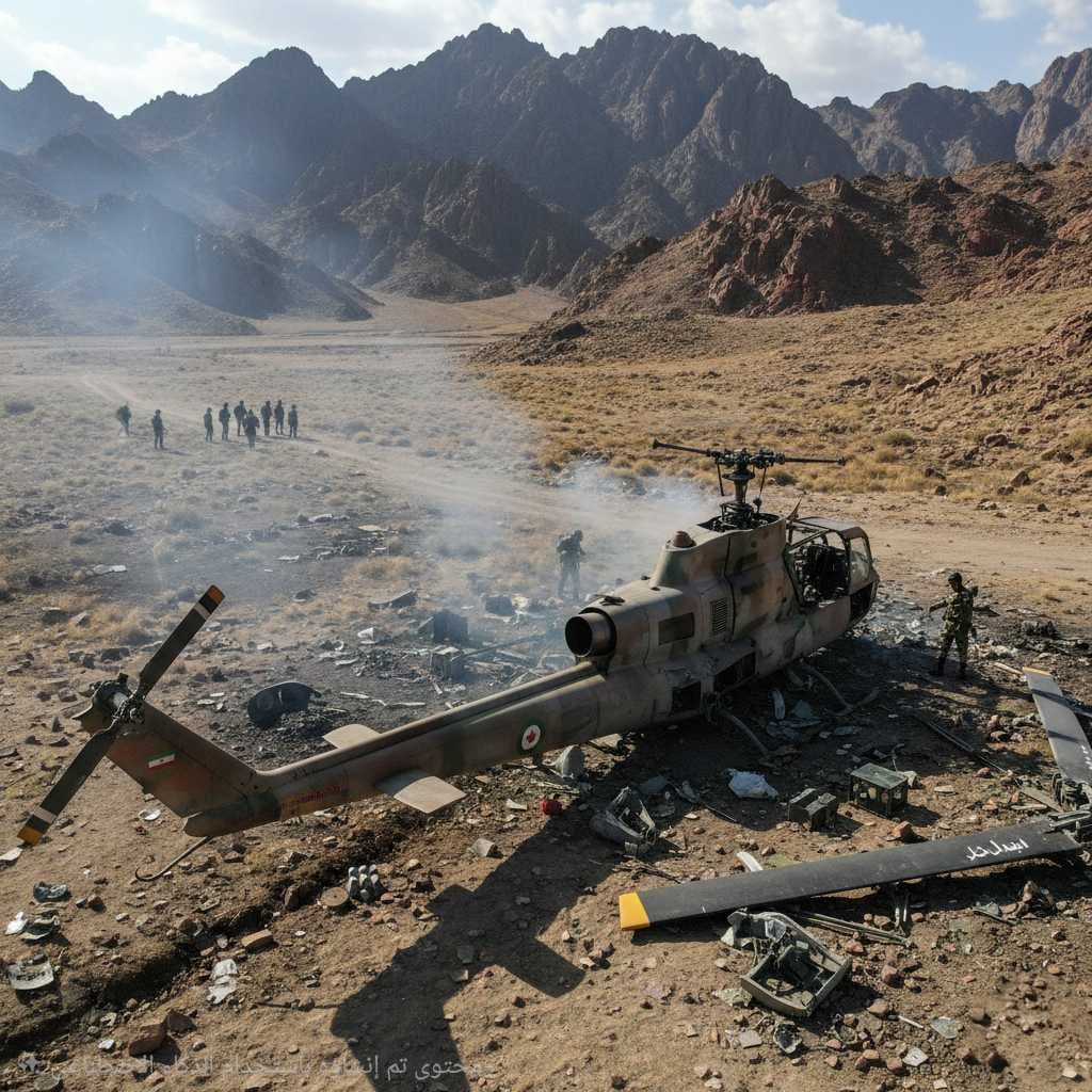 سقوط مروحية تدريبية قرب أصفهان في ايران