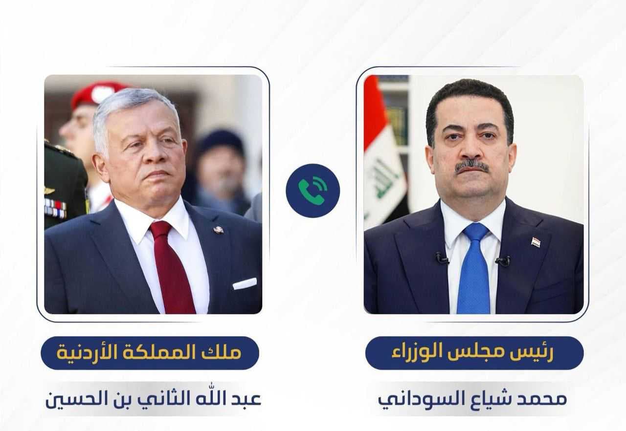 رئيس الوزراء وملك الأردن يؤكدان أهمية العمل على تنسيق جميع الجهود لوقف تداعيات الحرب