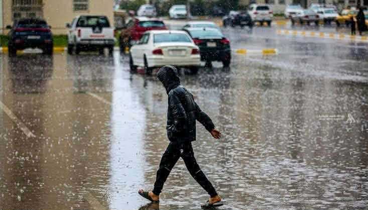 العراق على موعد مع حالة جوية ممطرة