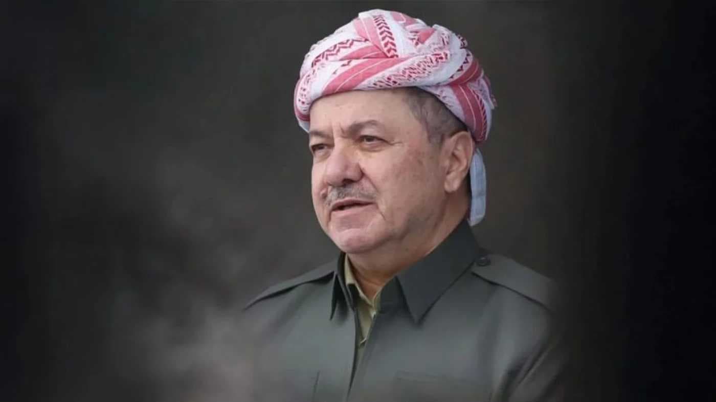 مسعود بارزاني يدعو بغداد وأربيل للاجتماع لحل الخلافات.