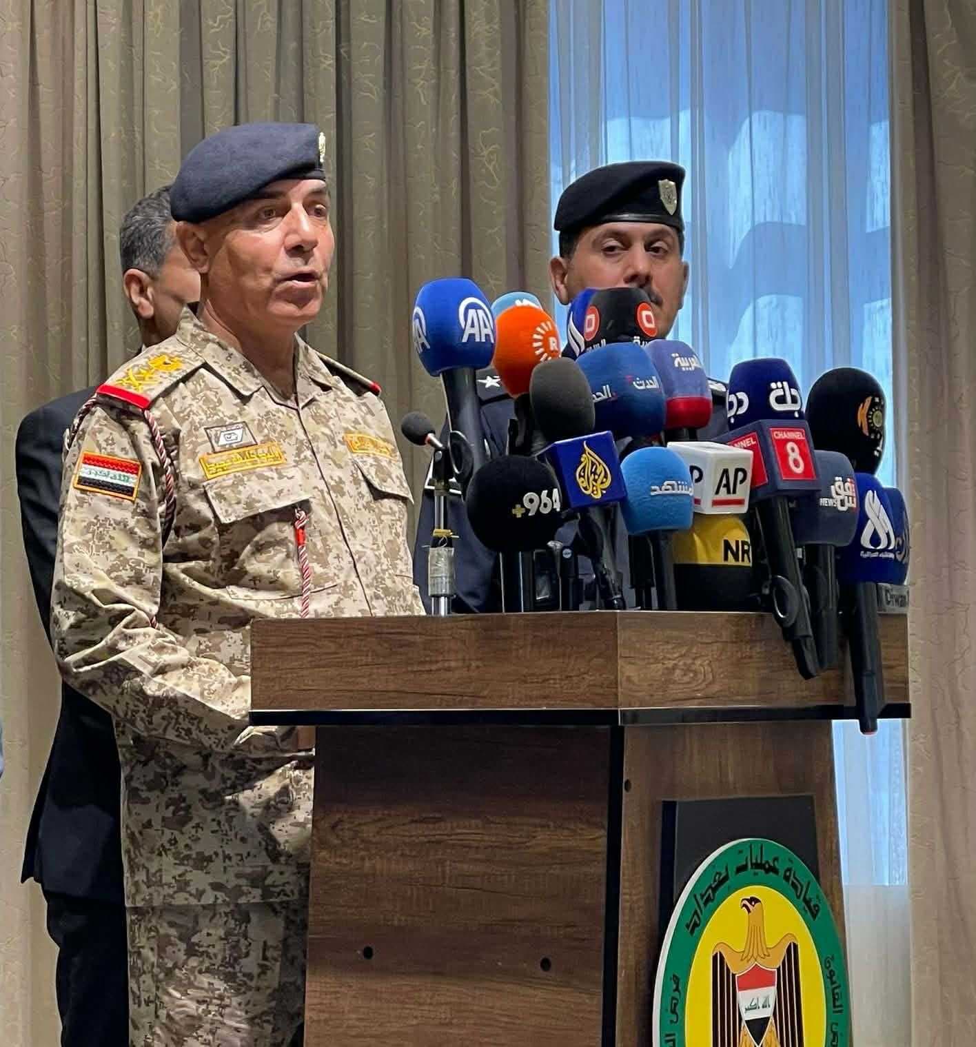 قائد عمليات بغداد: عازمون على فرض القانون ومنع أي جهة تحاول زعزعة الاستقرار
