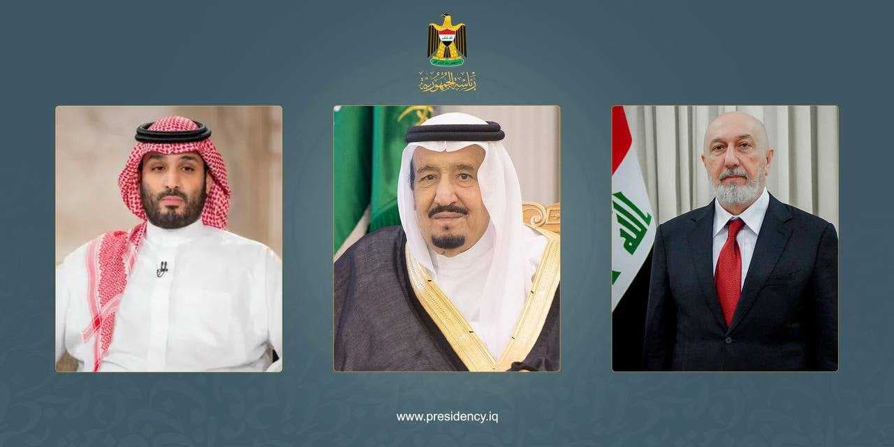 رئيس الجمهورية يتلقى برقيتي تهنئة من الملك السعودي وولي العهد