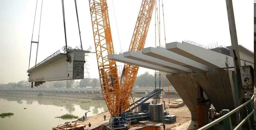 استمرار العمل في مشروع الجسر النهري الثالث ببغداد