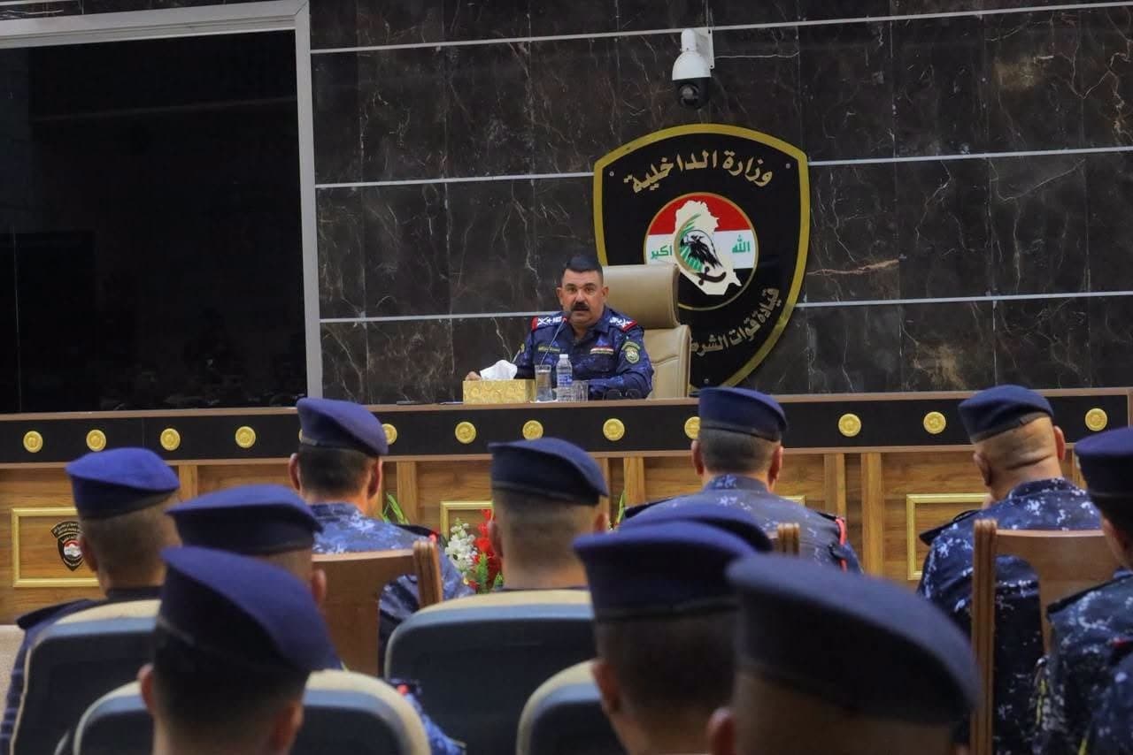 قائد الشرطة الاتحادية يؤكد على الجاهزية القتالية والانضباط والاستعداد للحركة الفورية