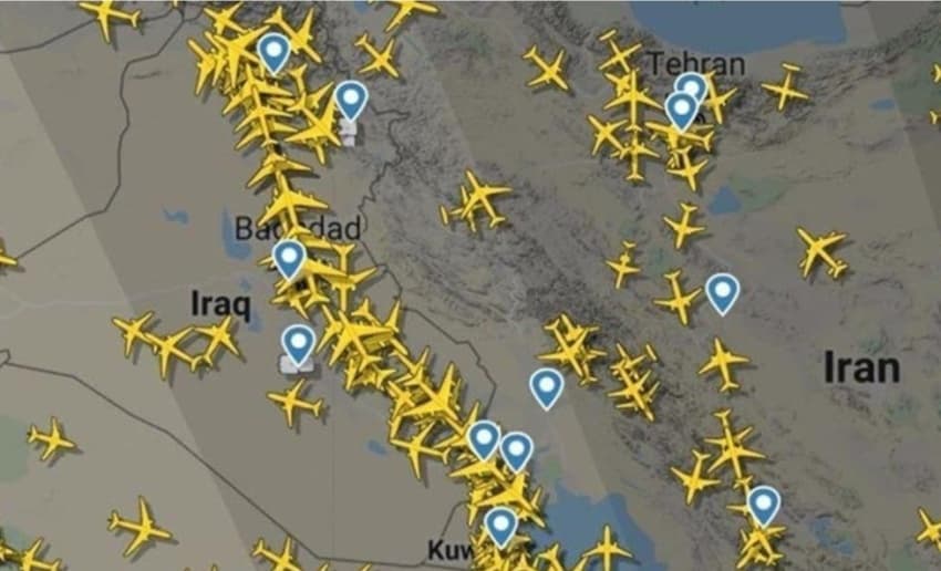 ارتفاع حركة الطيران العابر للأجواء العراقية بنسبة 31 بالمئة
