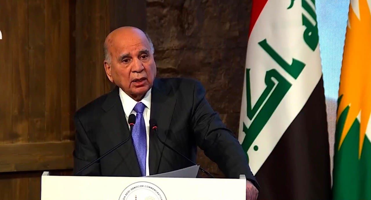 وزير الخارجية في كلمة نيابة عن رئيس الوزراء: الحكومة أولت اهتماماً بالغاً بملف الناجين من جرائم داعش