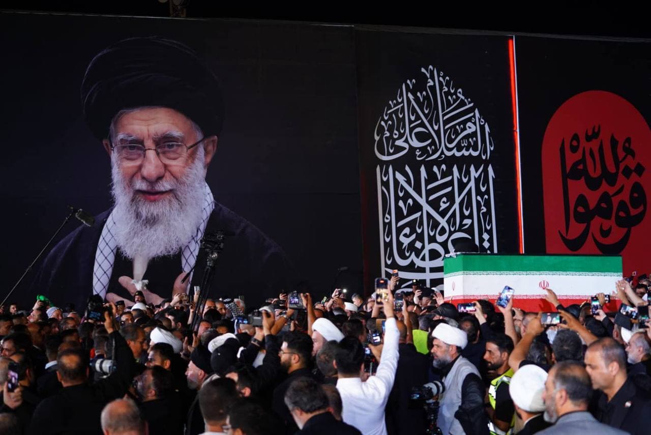 النجف الاشرف تحتضن مراسم التشييع الرسمي للسيد الخامنئي