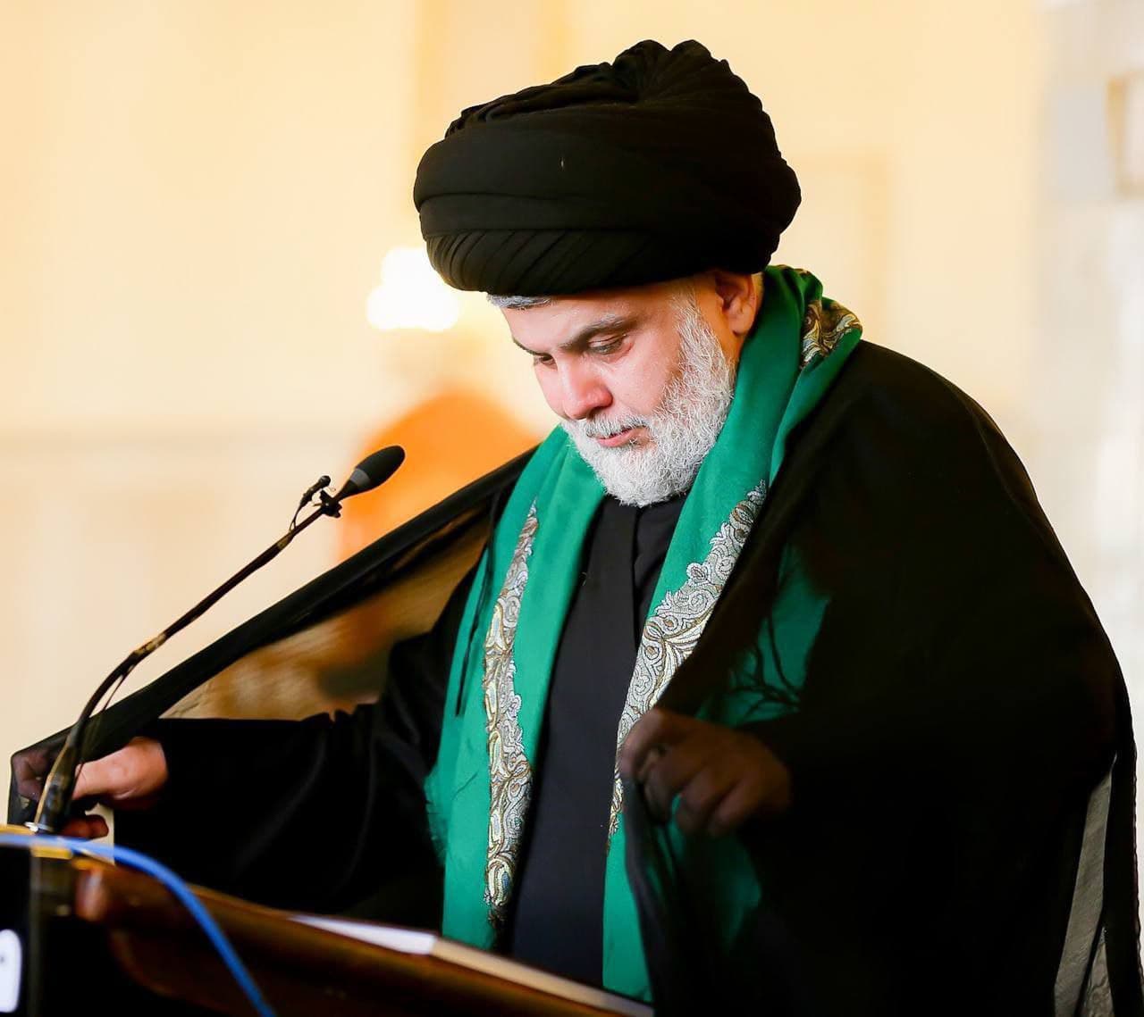 السيد مقتدى الصدر يشيد بحملة مكافحة الفساد ويدعو إلى وقفات سلمية دعماً لها