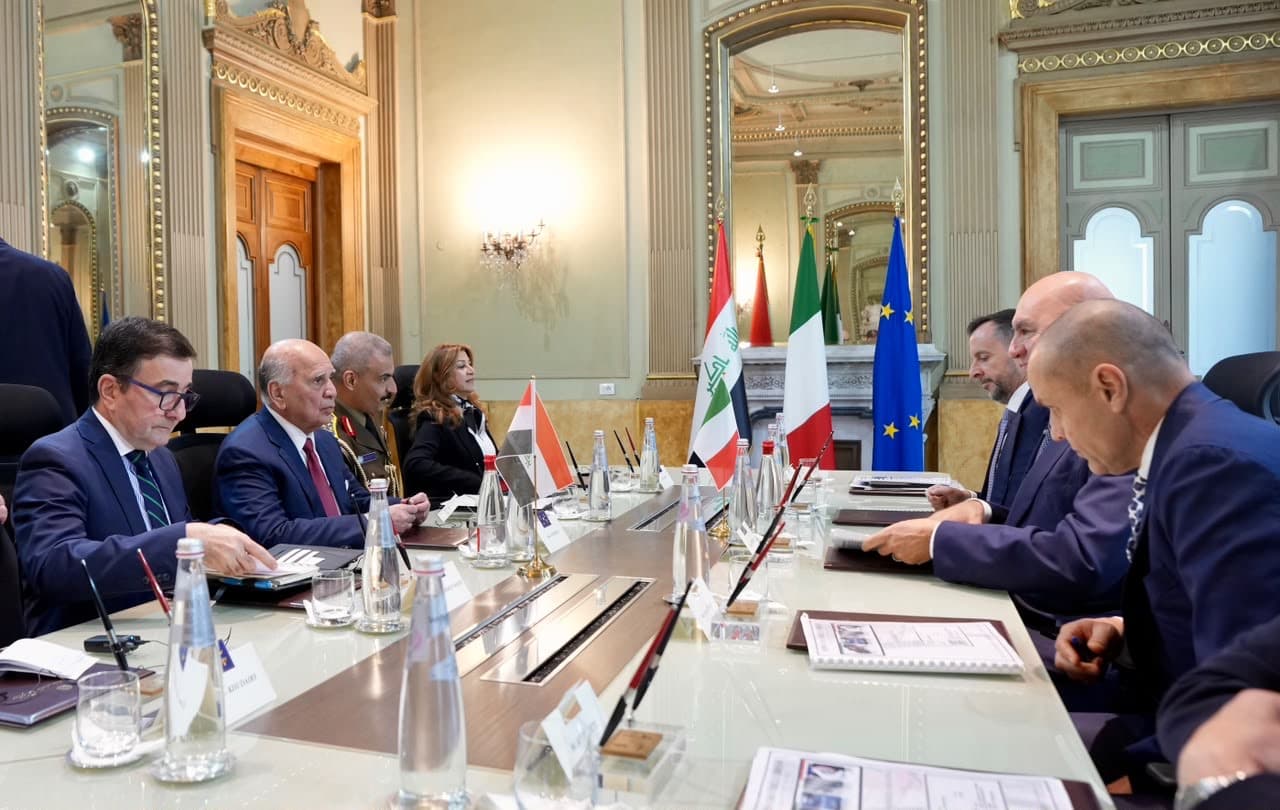 وزير الخارجية لوزير الدفاع الإيطالي: العراق لا يسعى إلى الحرب