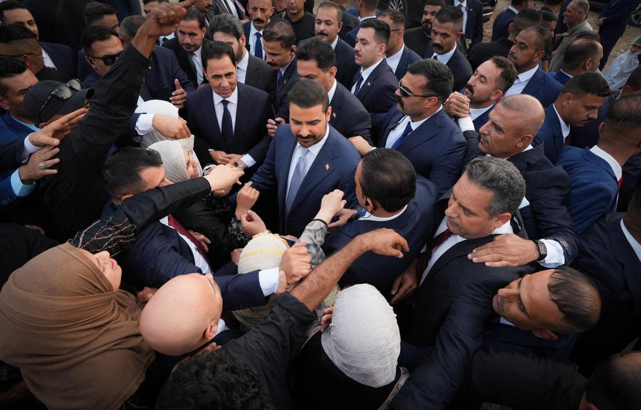 جانب مصور من زيارة الزيدي الى الموصل