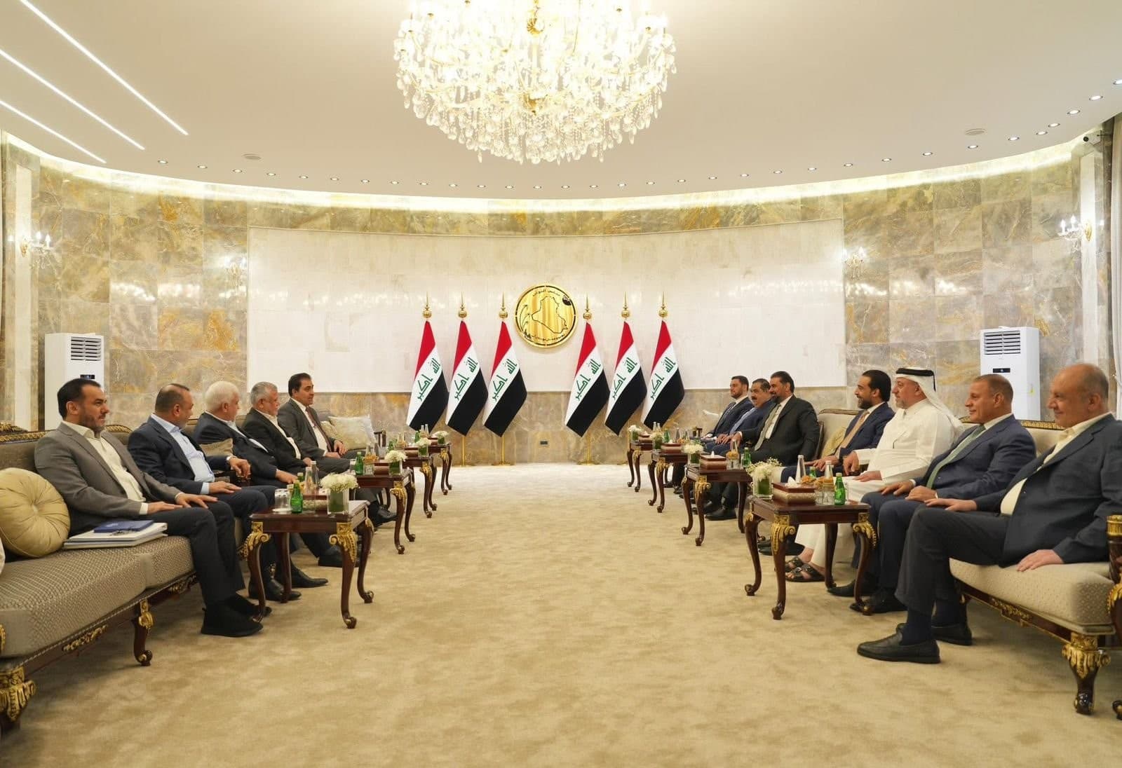 قيادات الإطار التنسيقي والمجلس السياسي الوطني تناقش ملف تشكيل الحكومة