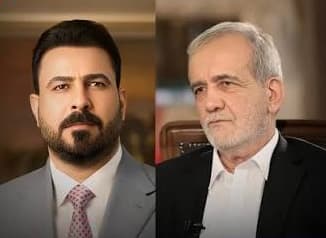 رئيس الوزراء يستقبل الرئيس الايراني مسعود بزشكيان في النجف الاشرف