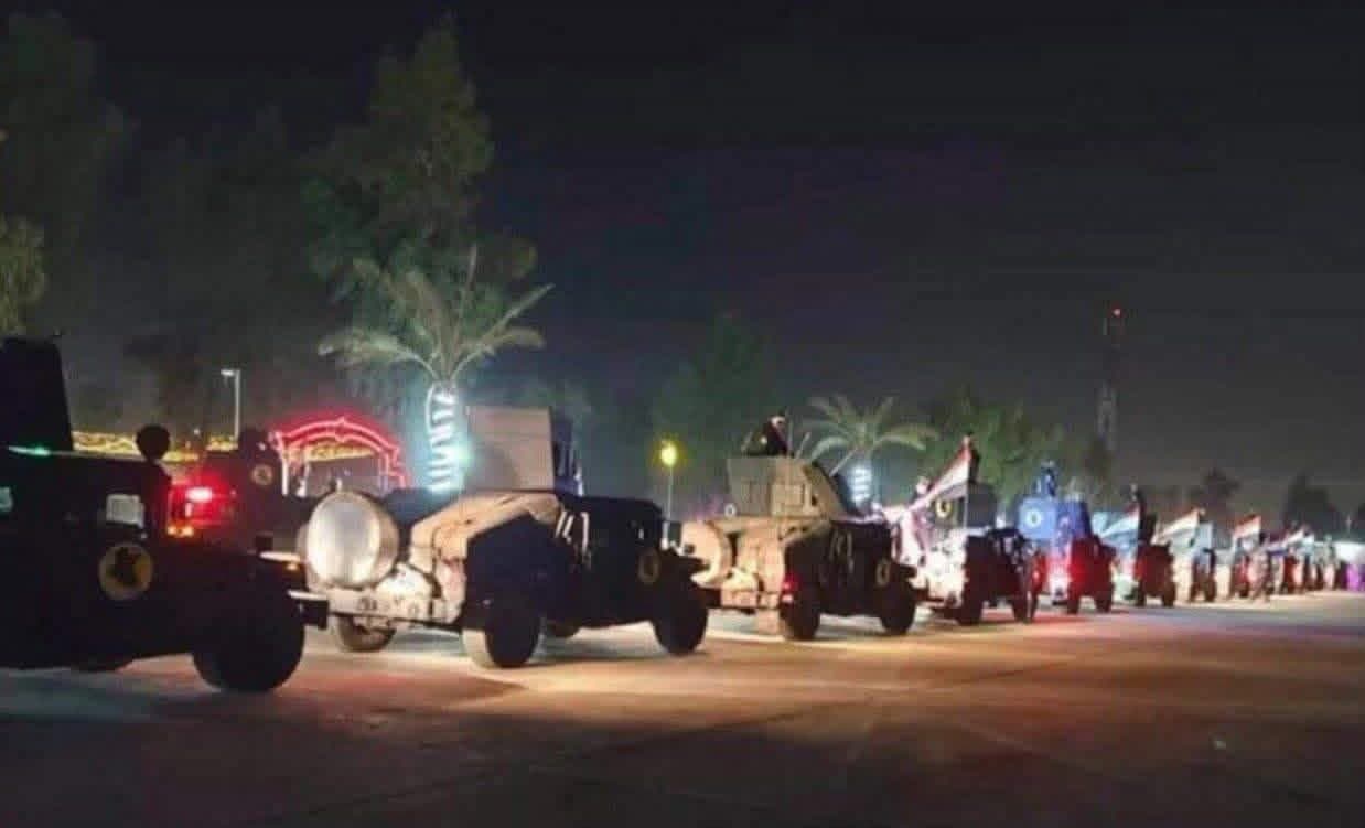 قوات سوات قادمة من بغداد تغلق مداخل ومخارج قضاء النعمانية