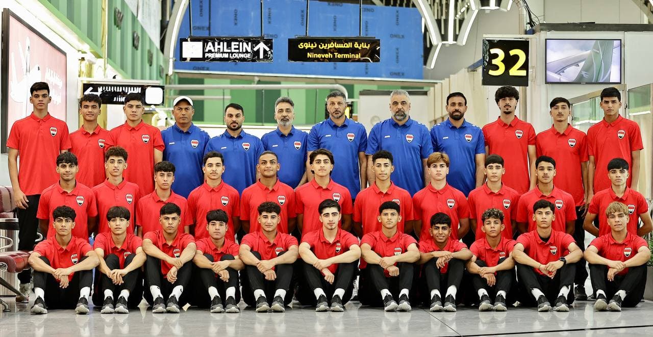 وفدُ منتخب الناشئين يغادرُ إلى الدوحة للمشاركةِ في بطولةِ كأس الخليج