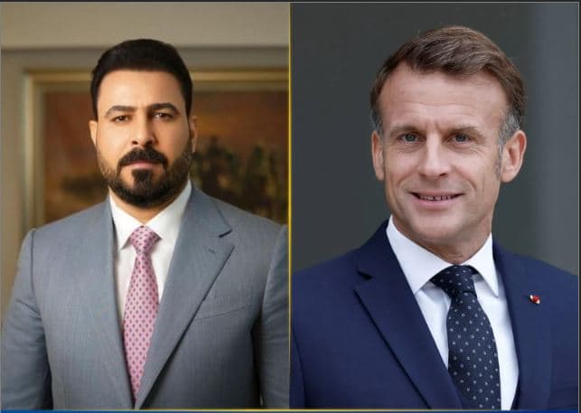 الرئيس الفرنسي يهنئ رئيس الوزراء المكلف علي الزيدي بتشكيل الحكومة العراقية الجديدة
