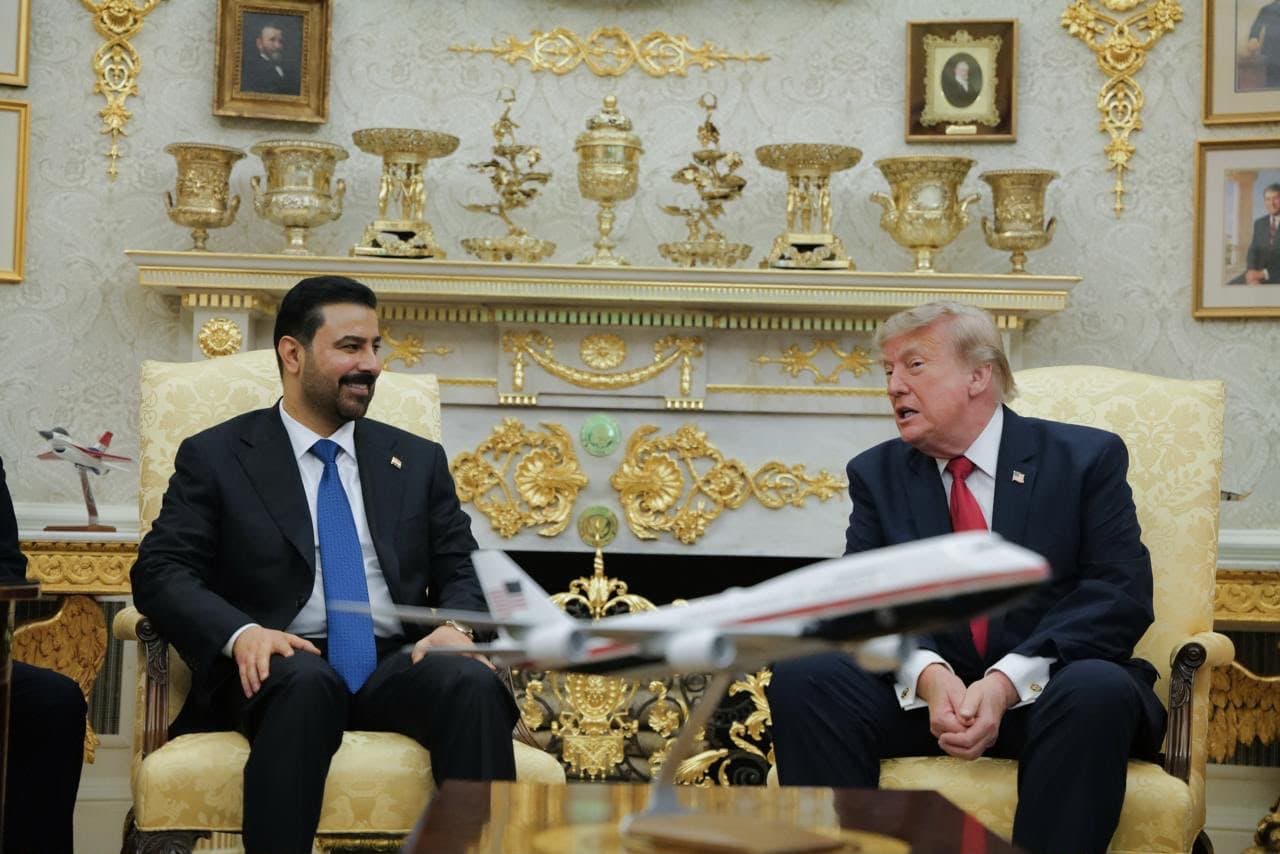 ترامب: ندعم خطوات رئيس الوزراء علي الزيدي بشأن حصر السلاح بيد الدولة