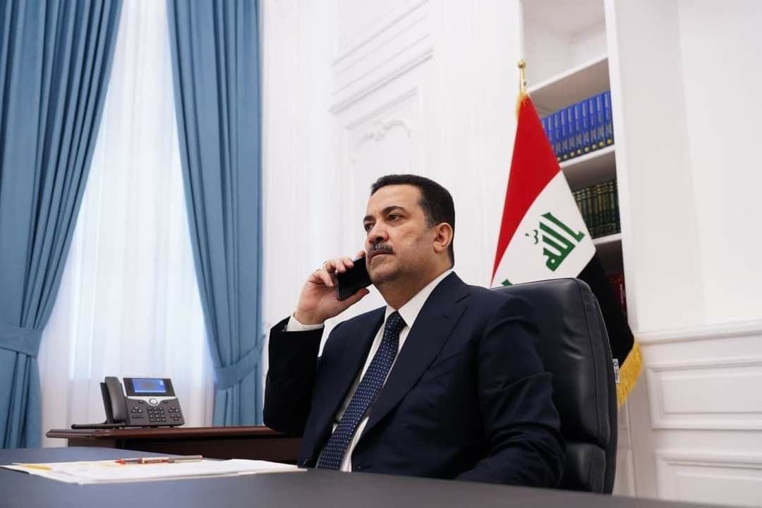 السوداني يهاتف ميقاتي ويجدد موقف العراق الثابت بدعم لبنان