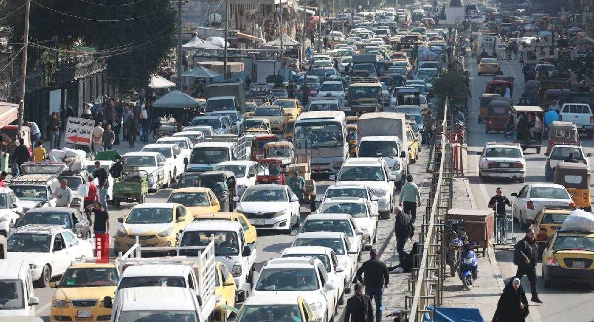 خارطة الازدحامات في بغداد
