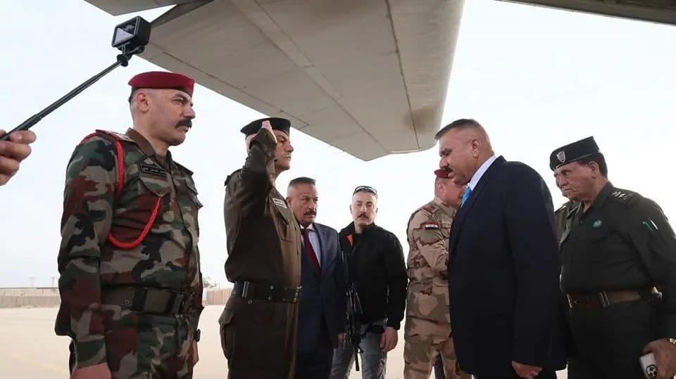وزير الداخلية يصل محافظة الانبار