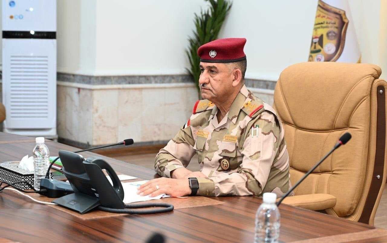 نائب قائد العمليات المشتركة يوجه من الأنبار بتكثيف الجهود لتأمين العملية الانتخابية