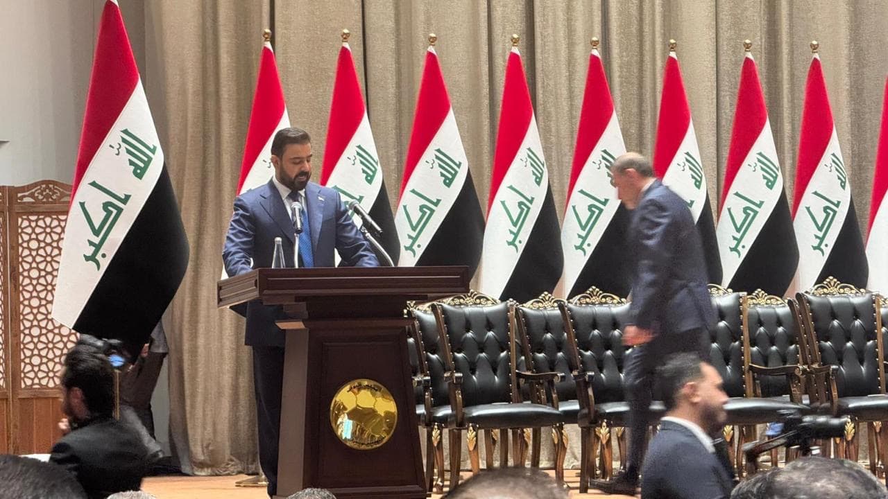 مجلس النواب يصوت على منح الثقة لحكومة رئيس الوزراء علي فالح الزيدي ومنهاجها الوزاري