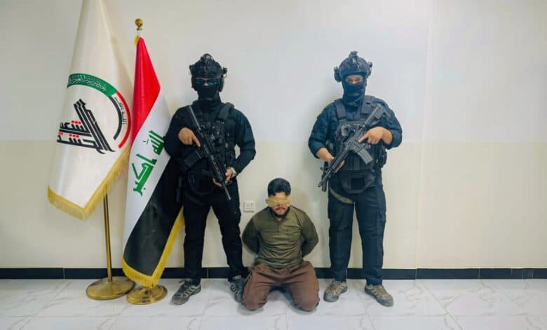 الحشد الشعبي يعتقل متهماً وفق قانون حظر حزب البعث المنحل في الأنبار