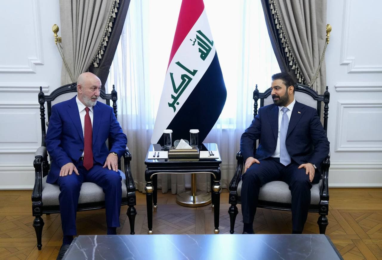رئيس مجلس الوزراء علي فالح الزيدي يستقبل رئيس الجمهورية نزار آميدي